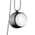 Suspension AIM métal noir LED /  Ø 24 cm / Bouroullec, 2013 - Flos