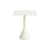 Tavolo quadrato Palissade Cone metallo bianco / 65 x 65 cm - Bouroullec, 2016 - Hay