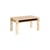 Tuck Coffee table natural wood / 80 x 50 cm - Under-tray storage - KARUP
