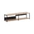 Console basse UNIT 1 métal noir / H 40 x L 164 cm - TIPTOE