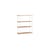 Regal Shelving System - s.115.1.A holz natur / B 85 x H 115 x T 35 cm - MOEBE