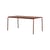 Table rectangulaire Panorama métal rouge / 160 x 90 cm - 6 places - TIPTOE