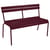 Banc avec dossier Luxembourg métal violet / 3 places - L 118 cm - Fermob