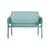 Banc avec dossier Net vert / Empilable - L 116 cm - NARDI