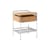 Alima NDS3 Bedside table natural wood / Drawer - &tradition