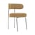 Chaise rembourrée Vittoria tissu marron - NV GALLERY