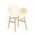 Fauteuil Form plastique beige / Pieds chêne - Normann Copenhagen