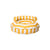 Pouf d'extérieur flottant Canvas tissu jaune - BUSINESS & PLEASURE