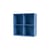 Rangement mural Show bois bleu / L 69,6 x P 30 x H 69,6 cm - MONTANA
