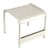 Table d'appoint Luxembourg métal gris / Repose-pieds - 44 x 42 cm - Fermob