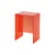 Table d'appoint Max-Beam plastique orange / Tabouret - Kartell