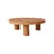Tavolino Rattan fibre marrone / Ø 100 x H 32,5 cm - HK LIVING