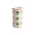 Vase Patch Tulip keramik rosa / Ø 11,5 x H 19,5 cm - Handbemalt - & klevering