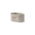 Blumentopf Ridge keramik beige / B 22,5 x T 15 x H 13 cm - Muuto