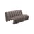 Canapé droit Extra Bold Sofa / 2 places - L 148 cm (8 tubes) - Moustache