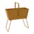 Jardinière Basket métal jaune haute / L 70 x H 84 cm - Fermob