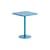 Week-end Square table metal blue / 60 x 60 cm - Aluminium - Petite Friture