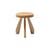 Méribel Stool natural wood / Charlotte Perriand, 1953-61 - Ø 33 x H 38.4 cm - CASSINA