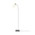 Lampadaire La Lampe de Bureau Reading verre blanc / Liseuse - Charlotte Perriand, 1965 - Nemo
