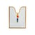 Miroir mural Circus métal or / L 35 x H 45 cm - Seletti