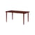 rechteckiger Tisch Midi metall rot / 160 x 80 cm - 6 Personen - TIPTOE