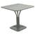 Luxembourg Square table metal green grey 80 x 80 cm / Central leg - Fermob