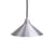 Suspension Cone Small métal argent / Ø 25 x H 7.7 cm - Frama 