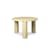 Table basse Post bois jaune / Ø 65 x H 41.4 cm - MDF laqué - Ferm Living