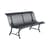 Banc avec dossier Louisiane / L 150 cm - Métal - Fermob