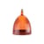 Centrotavola La Coupole materiale plastico arancione / Ø 24 cm x H 30,5 cm - Kartell