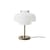 Lampe de table Copenhague SC13 LED verre blanc marron métal / Ø 33 cm - &tradition