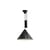 Sospensione Compass metallo nero / Altezza regolabile con contrappeso - Ø 43 cm - Hay