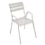 Poltroncina con braccioli impilabile Monceau metallo grigio / Metallo - Fermob