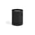 Portaoggetti Facet Low materiale plastico nero / H 49 cm - 1 anta / Con rotelle - Hay