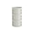 Rangement Facet High / H 66 cm - 3 portes / Avec roulettes - Hay