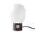 JWDA Table lamp glass white brown metal / Metal - Audo Copenhagen