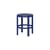 Hocker Doon metall blau / H 45 cm - NOO.MA