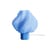 Lampe de table Soft Serve Regular bleu / H 26 cm - CRÈME ATELIER