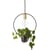 Pendelleuchte  metall schwarz gold / mit Blumentopf - Ø 30 cm - Bloomingville