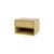 Table de chevet murale Dash bois jaune / Console - L 35,4 x P 30 x H 24 cm - MONTANA