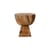 Tabouret Arched bois naturel / Ø 42 x H 43 cm - HK LIVING