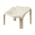 Fauteuil rembourré F300 cuir blanc / Pierre Paulin, réédition 1965 - Gubi