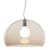FL/Y Pendant plastic material brown / Ø 52 cm - Recycled PMMA - Kartell