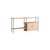 Regal Shelving System – s.85.2.C holz natur / B 162 x H 85 x Prof. 35 cm - MOEBE