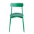 Stapelbarer Stuhl Fromme metall grün / Aluminium - Petite Friture