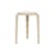 Stappelbarer Hocker Lou Vague by Uchronia holz beige / Einfarbiges Buchenfurnier - TIPTOE