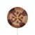 Serengeti Large Wall light with plug cane & fibres brown / Ø 60 cm - GOOD&MOJO