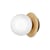 Liila 1 Small Bathroom wall light glass gold / Ceiling light - Ø 12 cm - NUURA