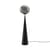 Stehleuchte Whirl Cone Fat plastikmaterial silber / LED - Ø 45 cm - Tom Dixon