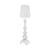 Lampadaire Kabuki Indoor plastique blanc / LED - Pour l'intérieur - H 165 cm - Kartell